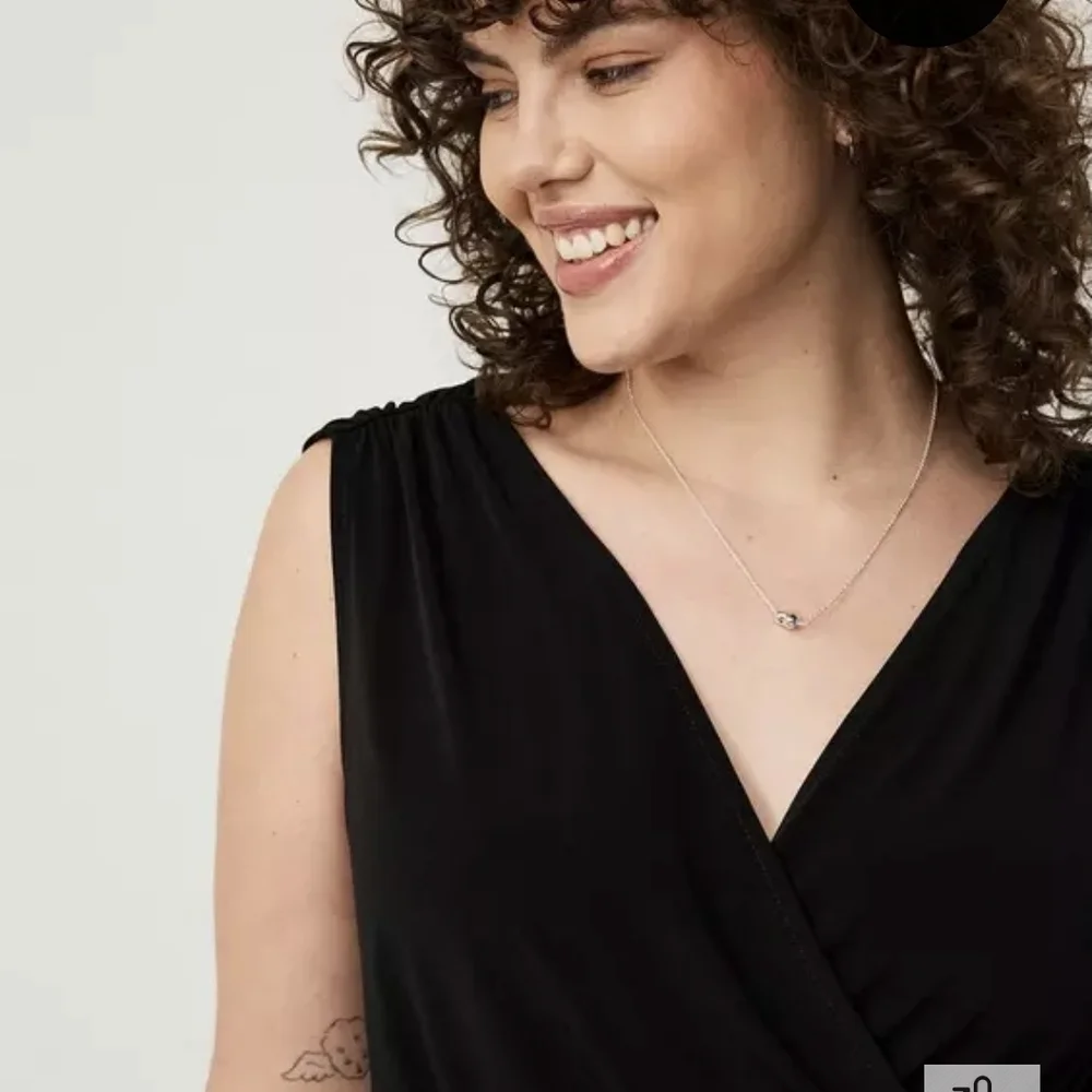 TORRID Studio Knit Surplice Tie Back Jumpsuit - Picture 5 of 7